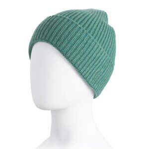 NEW TESMA Made In Italy Recycled Cashmere And Wool Blend Ribbed Beanie 1025 2m1